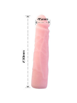 BAILE - DILDO DE SILICONE REALÍSTICO COM TOQUE DE PELE 23 CM
