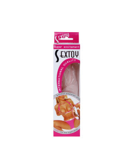 BAILE - DILDO DE SILICONE REALISTIC SKIN TOUCH 19 CM COR DA CAIXA ALEATÓRIA