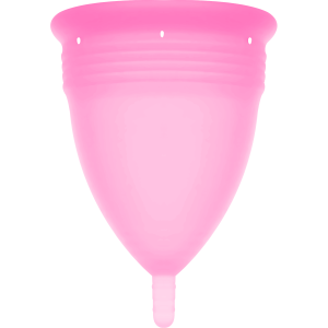 STERCUP - COPO MENSTRUAL DE SILICONE FDA ROSA - TAMANHO L
