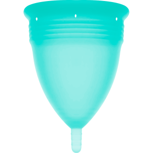 STERCUP - COPO MENSTRUAL DE SILICONE FDA AQUAMARINE - TAMANHO L