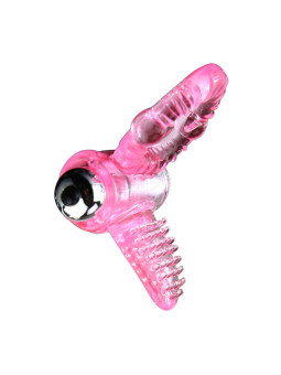 BAILE - SWEET ABS 10 RITMOS ANEL VIBRADOR ROSA ANEL PARA O PÊNIS