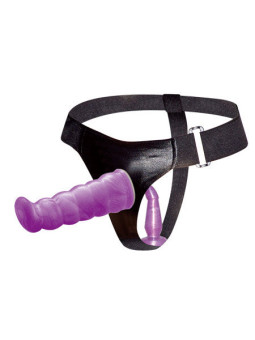 BAILE - ARNÊS ANAL E VAGINAL FÊMEA LILAC GPOINT 17 CM