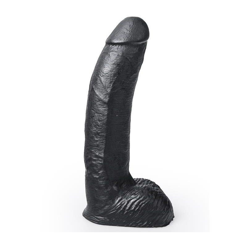 HUNG SYSTEM - DILDO REALÍSTICO PRETO COR GEORGE 22 CM