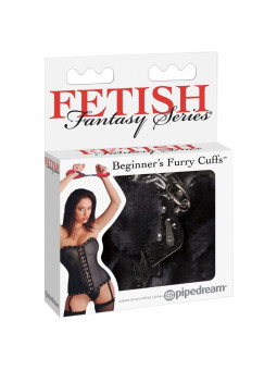FETISH FANTASY SERIES - FURRY CUFFS PRETO