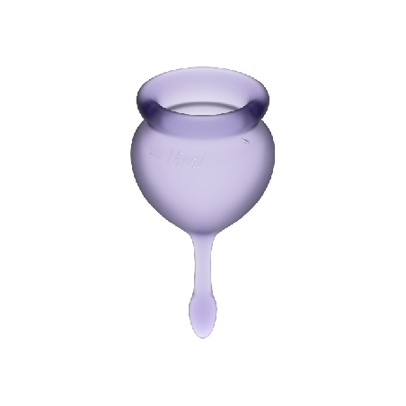 SATISFYER - FEEL GOOD COPO MENSTRUAL ROXO 15 + 20 ML