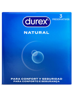 DUREX - PRESERVATIVOS NATURAIS 3 UNIDADES