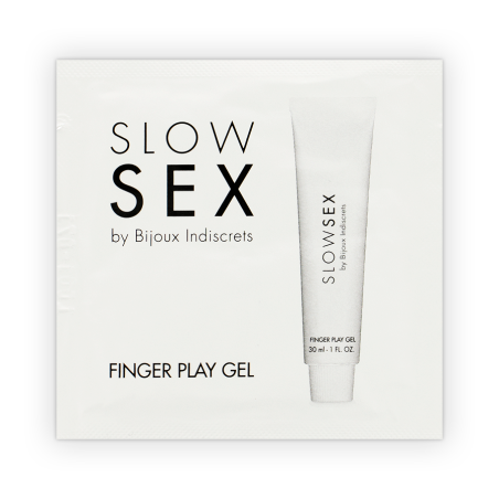 BIJOUX INDISCRETS - SLOW SEX GEL DE MASSAGEM COM FINGER PLAY DOSE ÃNICA