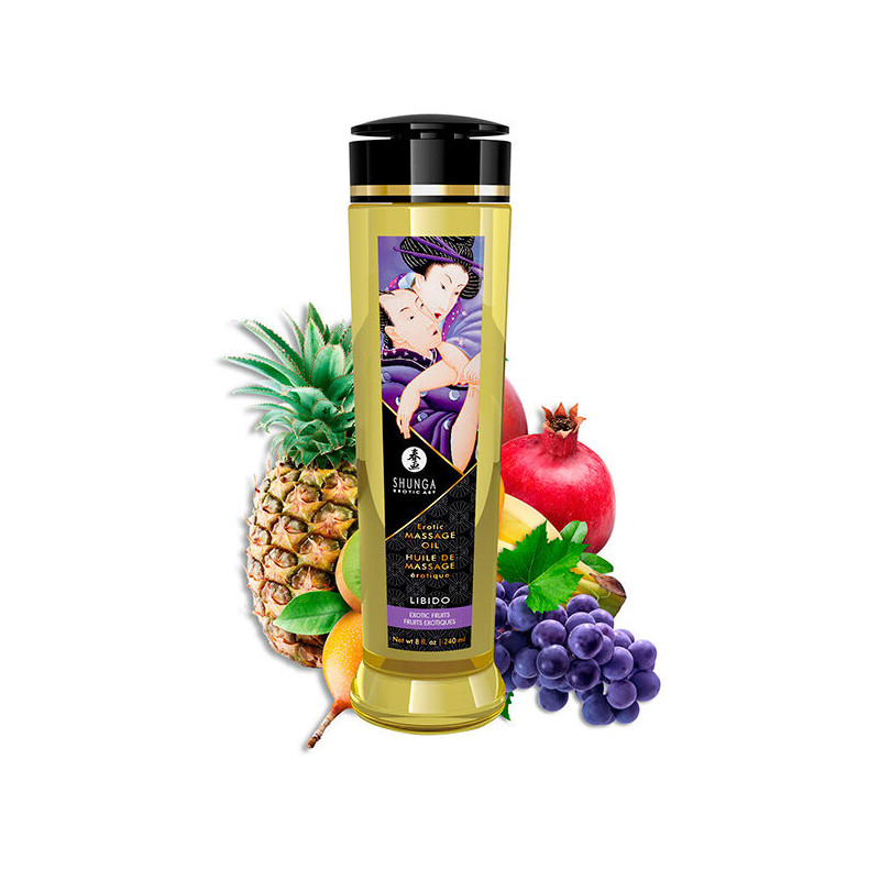 SHUNGA - ÓLEO DE MASSAGEM ERÓTICA LIBIDO 240 ML
