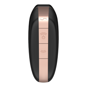 SATISFYER - ESTIMULADOR E VIBRADOR LOVE TRIANGLE PRETO