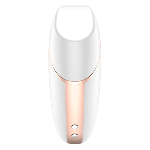 SATISFYER - ESTIMULADOR E VIBRADOR LOVE TRIANGLE BRANCO