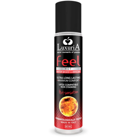 INTIMATELINE - LUXURIA FEEL HOT SENSATION LUBRIFICANTE BASE DE GUA 60 ML