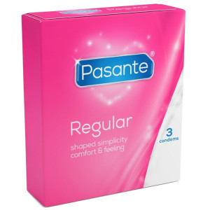 PASANTE - DE PRESERVATIVO GAMA REGULAR 3 UNIDADES