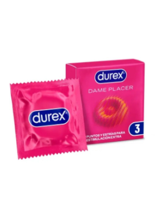 DUREX - PLACADOR DAME 3 UNIDADES