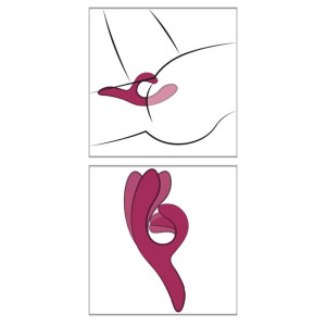 WE-VIBE - NOVA 2 FLEXIBLE RABBIT VIBRATOR WITH 10 VIBRATION MODES AND 