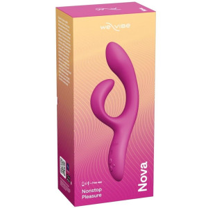 WE-VIBE - NOVA 2 FLEXIBLE RABBIT VIBRATOR WITH 10 VIBRATION MODES AND 