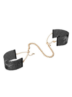 BIJOUX INDISCRETS - DÃSIR MÃTALLIQUE ALGEMAS DE MALHA DE METAL PRETO