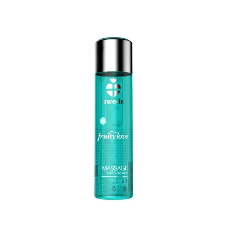SWEDE - FRUITY LOVE WARMING EFFECT MASSAGE OIL BLACK CURRANT AND LIME 