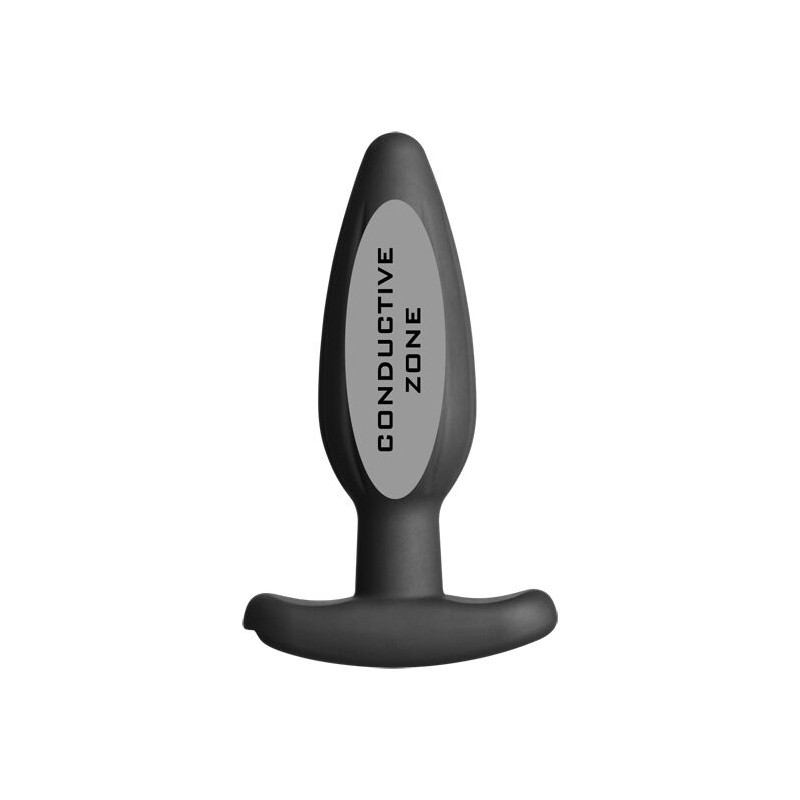ELECTRASTIM - SILICONE BLACK ROCKER BUTT PLUG MEDIUM