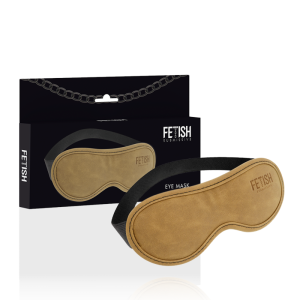 FETISH SUBMISSIVE ORIGIN - MSCARA DE COURO VEGANO COM FORRO DE NEOPREN