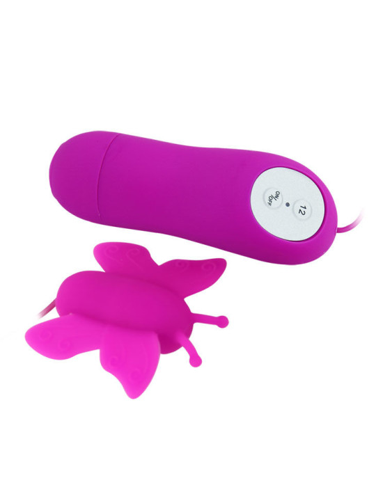 BAILE - LOVE EGGS BUTTERFLY ESTIMULADOR DE CLITÓRIS 12 VELOCIDADES LILAC CONTROLE REMOTO