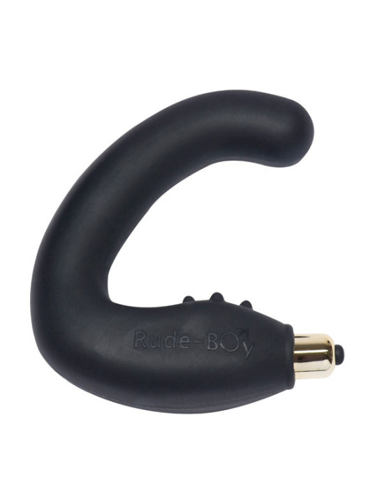 ROCKS-OFF - RUDE-BOY MASCULINO G-SPOT MASSAGER 7 V PRETO