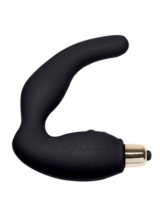 ROCKS-OFF - NAUGHTY-BOY MASCULINO G-SPOT MASSAGER 7 V PRETO