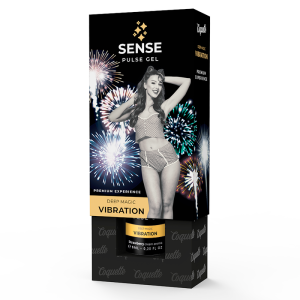 COQUETTE CHIC DESIRE - GEL VIBRADOR DE MORANGO PULSE PREMIUM LÍQUIDO 6