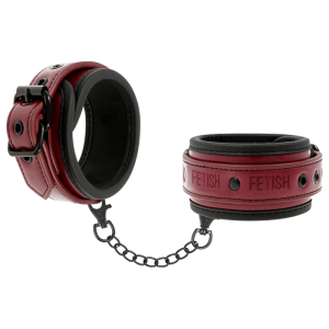 FETISH SUBMISSIVE DARK ROOM - ALGEMAS DE COURO VEGANO COM FORRO DE NEO