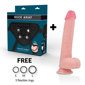 ROCKARMY - ARN S + LIQUID SILICONE DILDO PREMIUM KINGCOBRA 24 CM -O- 4