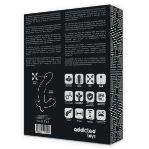 ADDICTED TOYS - ANAL STIMULATOR PROSTATE REALISTIC SILICONE P-SPOT VIB