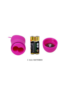 BAILE - VIBRADOR ESTIMULADOR DE BORBOLETA SECRETO PRETTY LOVE 12V