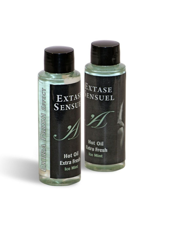 EXTASE SENSUAL - ÓLEO DE MASSAGEM COM EFEITO GELO EXTRA FRESCO 100 ML