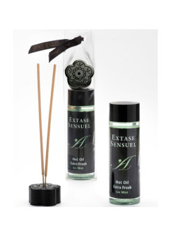 EXTASE SENSUAL - ÓLEO DE MASSAGEM COM EFEITO GELO EXTRA FRESCO 100 ML