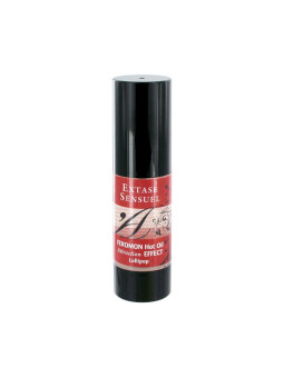 EXTASE SENSUAL - ÓLEO DE MASSAGEM EFEITO DE AQUECIMENTO COM FEROMONAS DE PIRULITO 30 ML