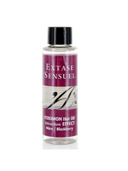 EXTASE SENSUAL - ÓLEO DE MASSAGEM EFEITO DE AQUECIMENTO COM FEROMÔNIOS DE BLACKBERRY 100 ML