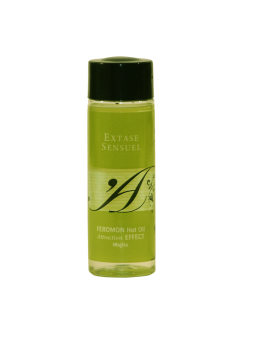 EXTASE SENSUAL - ÓLEO DE MASSAGEM DE EFEITO CALOR COM FEROMÔNIOS MOJITO 100 ML
