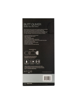 ROCKS-OFF - ESTIMULADOR BUTT QUIVER P-POINT 7 VELOCIDADES PRETO