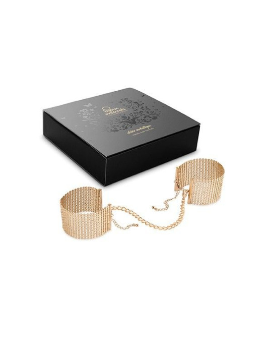 BIJOUX INDISCRETS - DÃSIR MÃTALLIQUE ALGEMAS DE MALHA DE METAL DOURADO