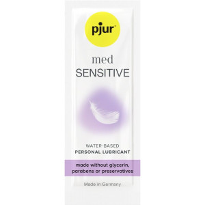 PJUR - MED SENSITIVE GLIDE LUBRIFICANTE BASE DE GUA 2 ML