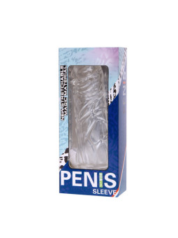BAILE - CAPA PARA PÉNIS SILICONE TRANSPARENTE 13 CM