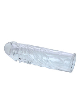 BAILE - CAPA PARA PÉNIS SILICONE TRANSPARENTE 13 CM