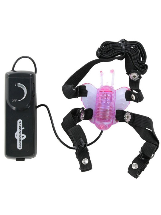 SEVEN CREATIONS - ESTIMULADOR BORBOLETA COM VIBRAO
