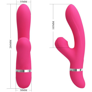 PRETTY LOVE - VIBRADOR E SUCÇÃO WILLOW RABBIT