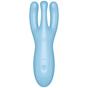 SATISFYER - APP VIBRADOR THREESOME 4 AZUL