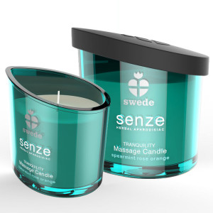 SWEDE - VELA DE MASSAGEM SWEEDE SENZE TRANQUILITY - HORTELÃ, ROSA, LAR