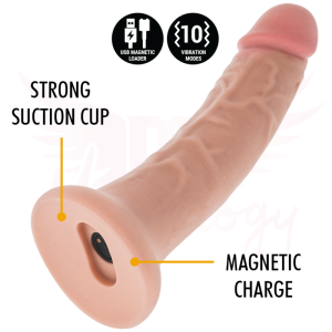 MYTHOLOGY - ASHER ORIGINAL DILDO M - VIBRADOR + CONTROLE REMOTO COM TE