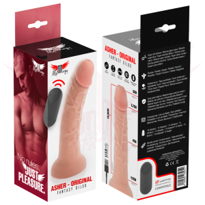 MYTHOLOGY - ASHER ORIGINAL DILDO S - VIBRADOR + CONTROLE REMOTO COM TE