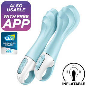 SATISFYER - AIR PUMP VIBRADOR 5+ APLICATIVO VIBRADOR INFLVEL G-SPOT AZ