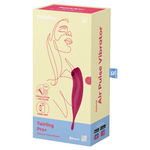 SATISFYER - TWIRLING PRO+ ESTIMULADOR DE PULSO DE AR E APLICATIVO VIBR