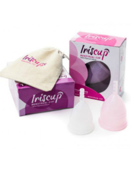IRISCUP - COPO GRANDE DO MÊS ROSA + SACO ESTERILIZADOR GRATUITO